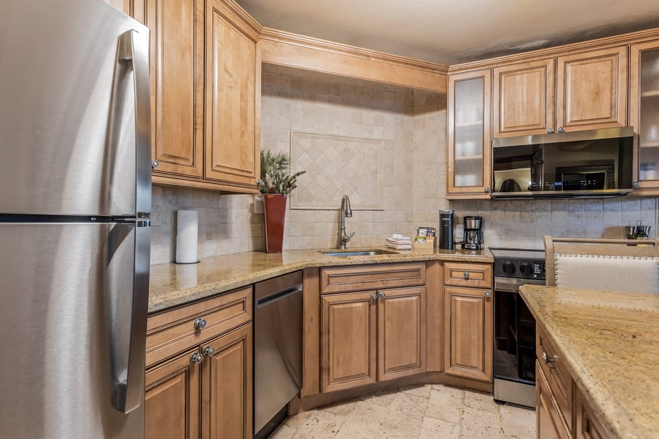 Fully remodeled kitchen with updated appliances