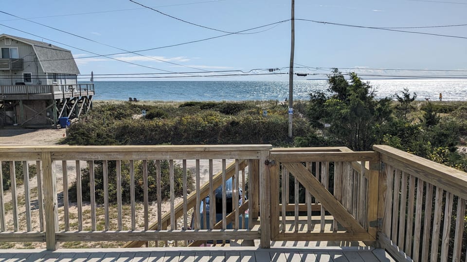 Ocean view from the front deck