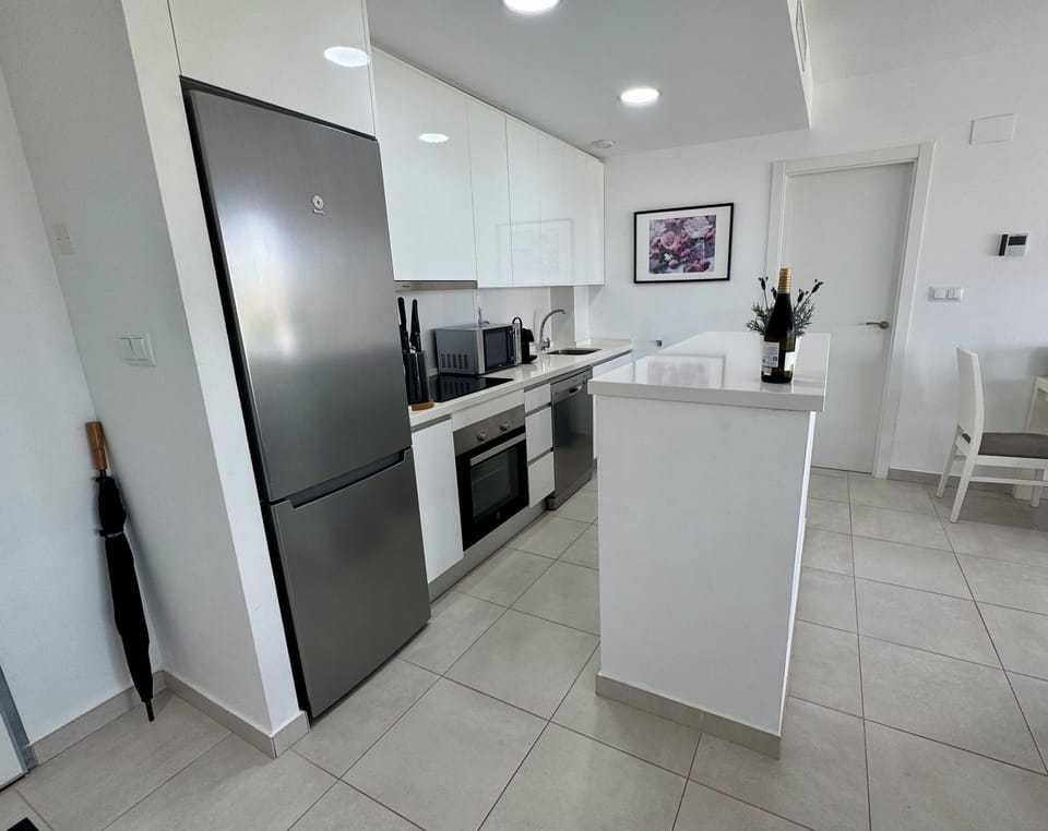 Open plan kitchen