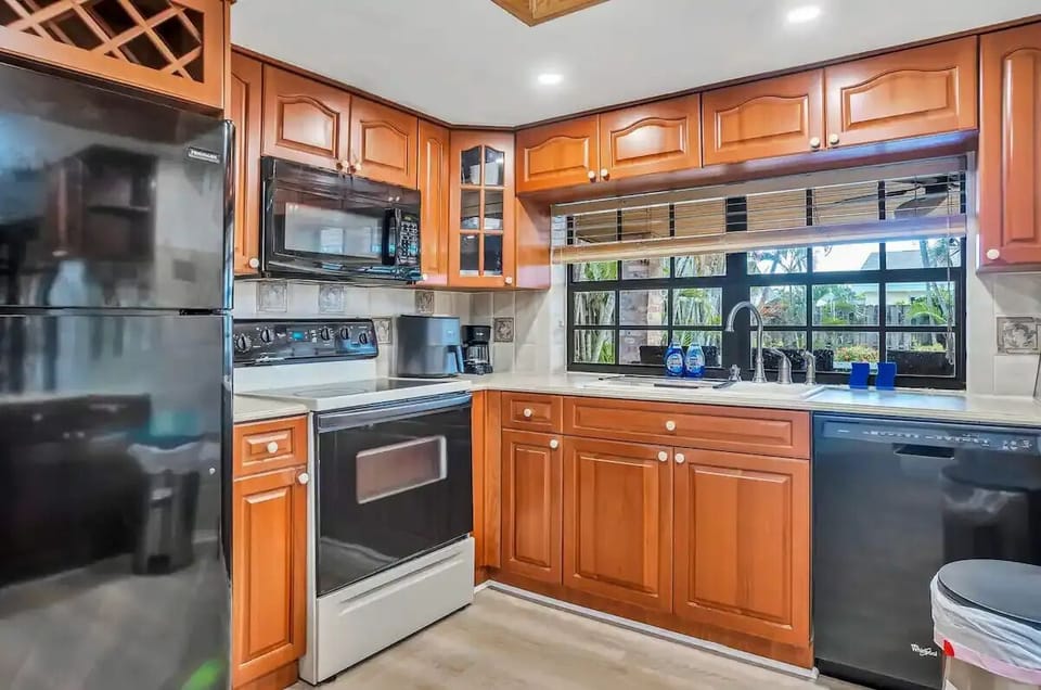 Savor every bite with the fully featured chef's kitchen...