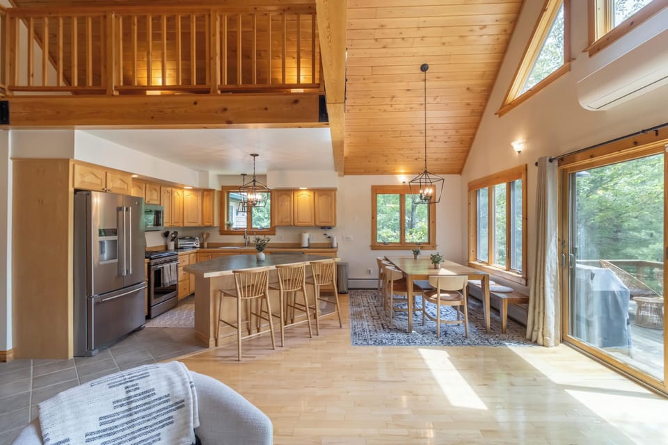 Lots of room for everyone to gather inside or outside