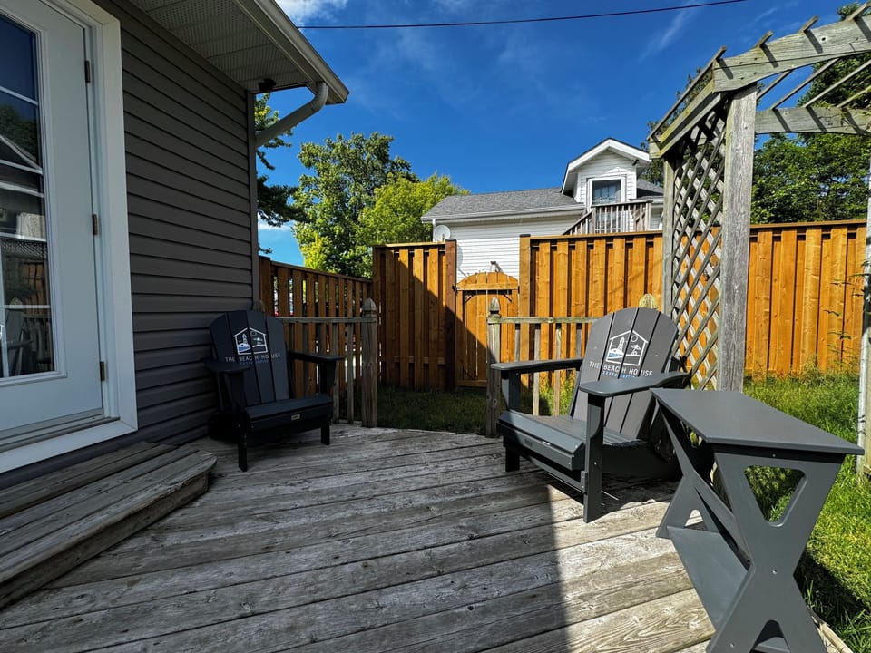 House Backyard with Muskoka Chairs