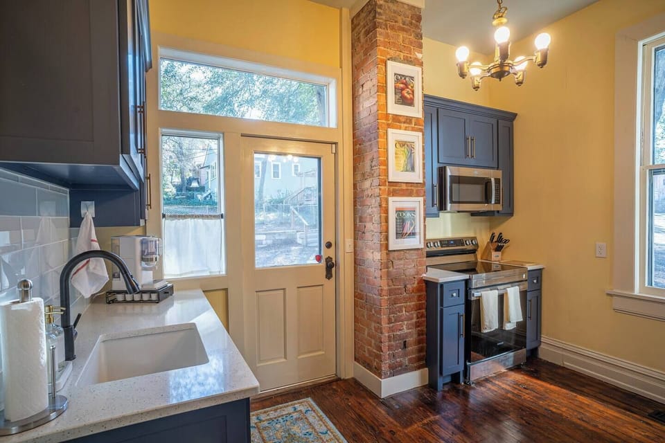 We don't know where the house's original kitchen was, though it is possible that it was outside.