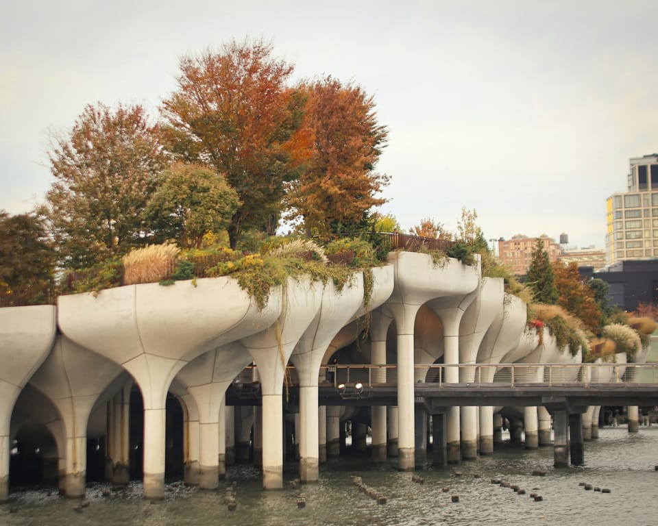Little Island waterfront park — walking distance from West Village rental
