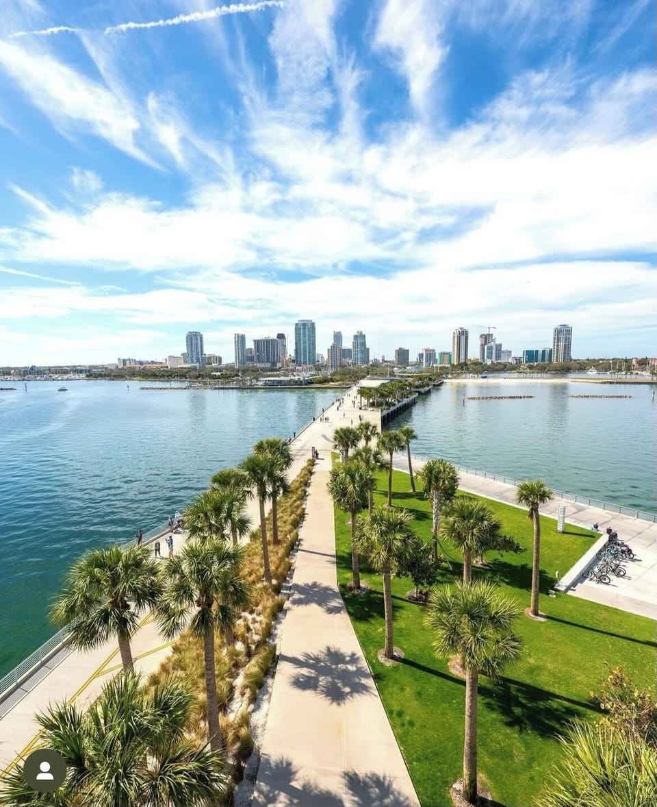 Once of the coolest parts of downtown, the St. Pete pier! A MUST SEE!