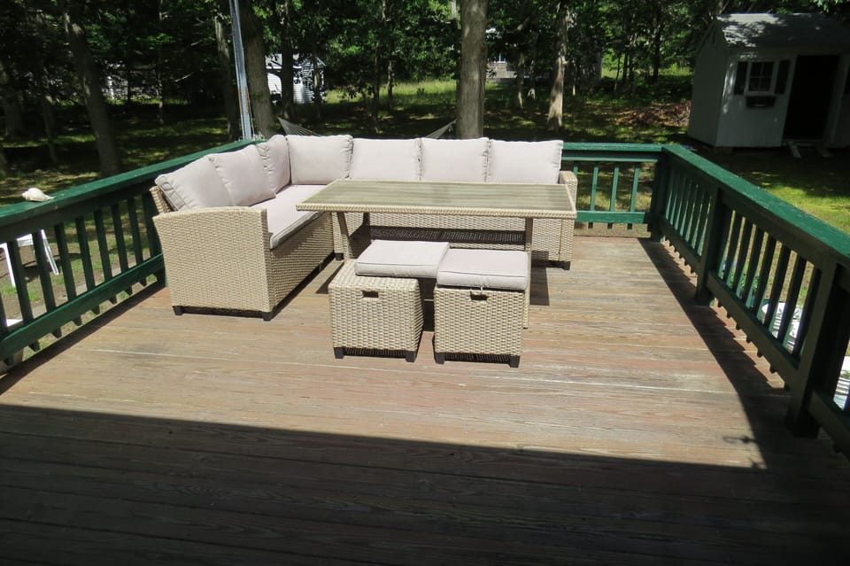 Back Deck with Furniture