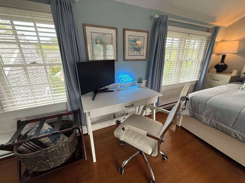 Work station in the primary bedroom.
