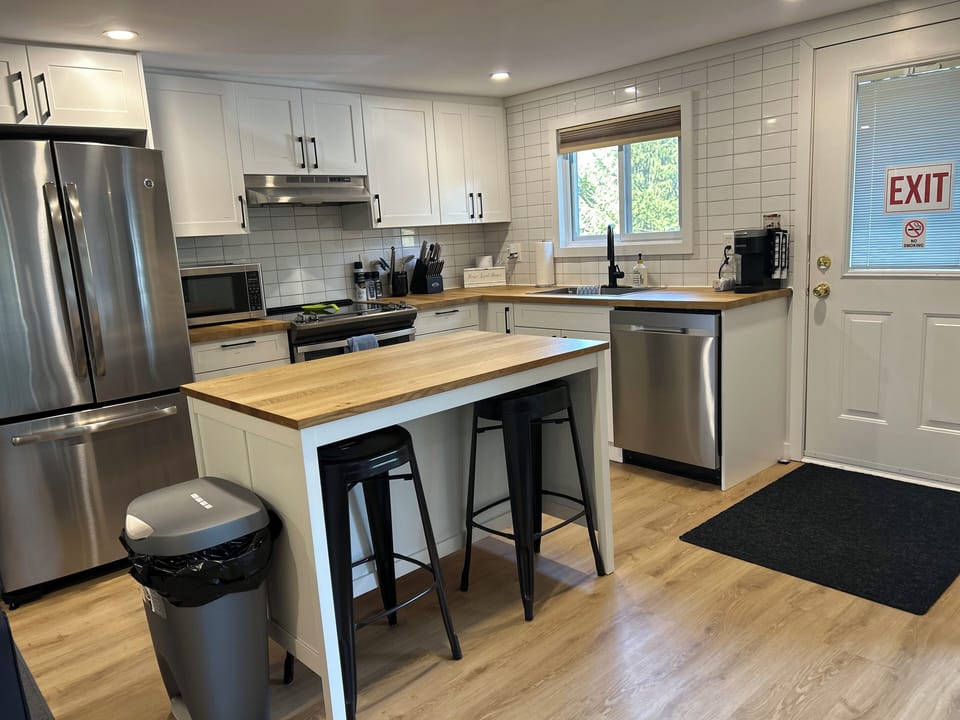 Open concept kitchen 