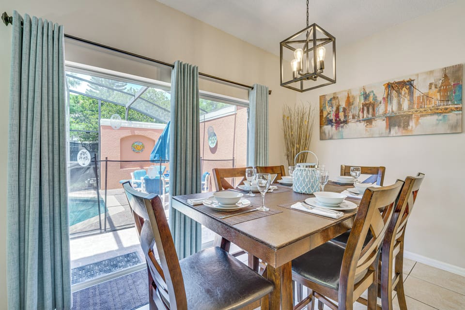 Dining Area | Dishware & Flatware Provided | 1st Floor