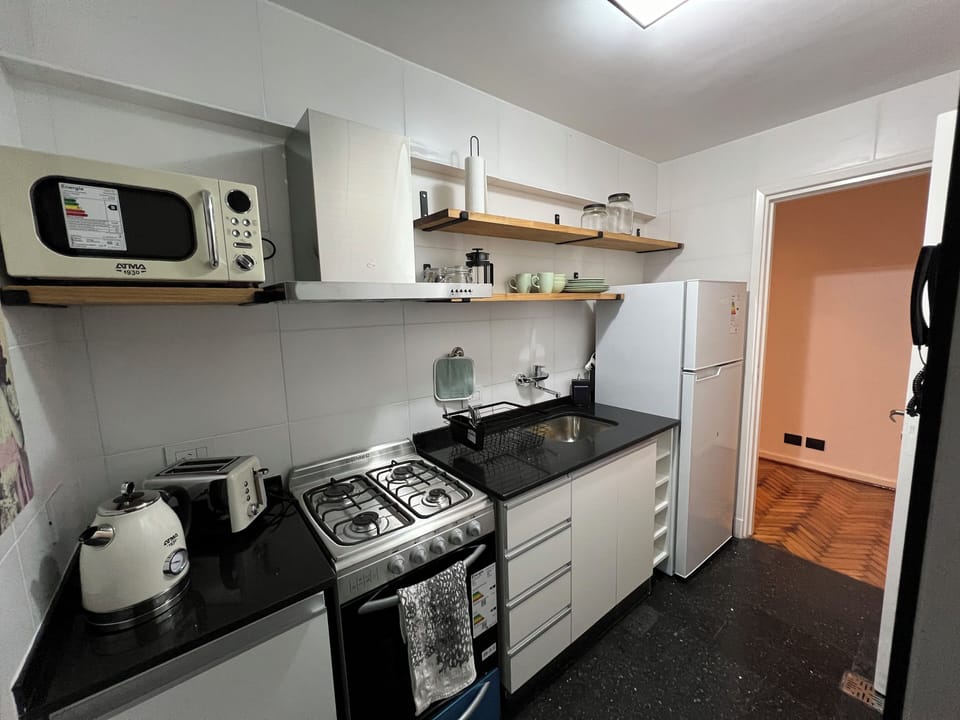Separate kitchen with everything you need.