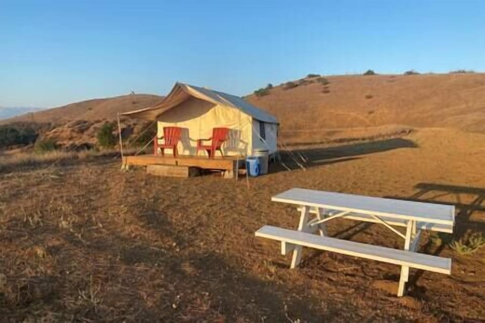 Tent & Picnic Table