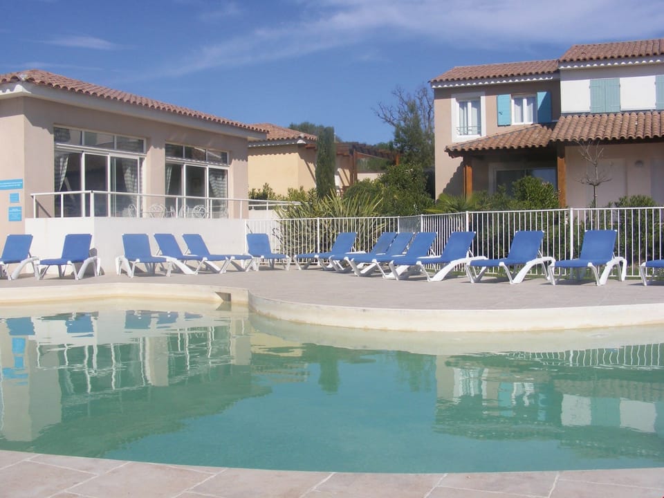 Take in gorgeous views while lounging around the on-site outdoor pool.