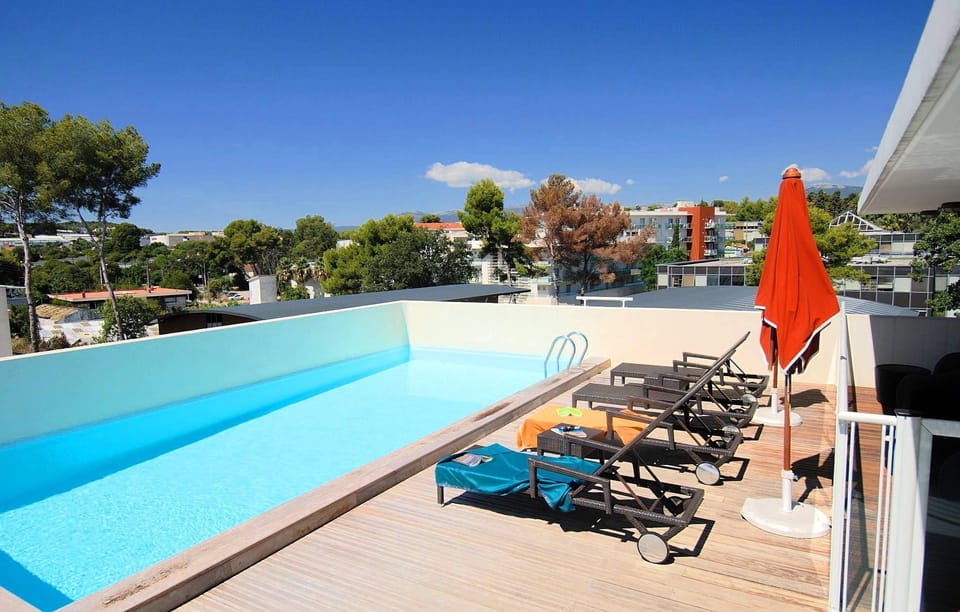 Spend time with family and friends in the non-heated outdoor pool during the summer.