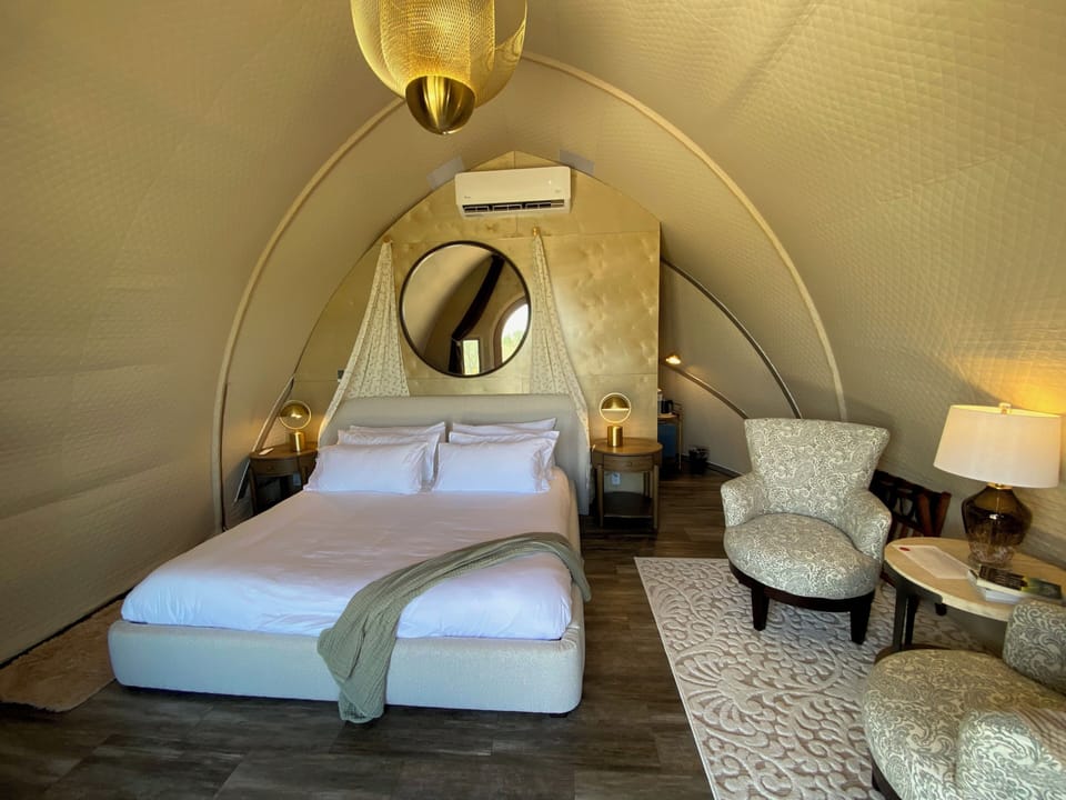 Bedroom and sitting area