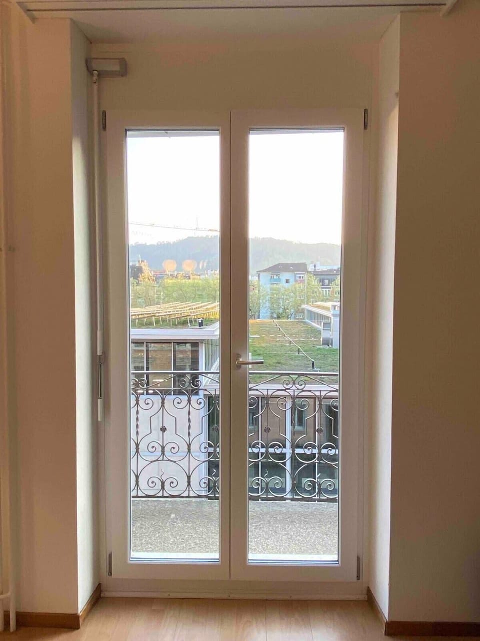 View from the living room. Total privacy and lots of natural light.