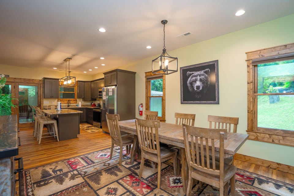 Spacious and open