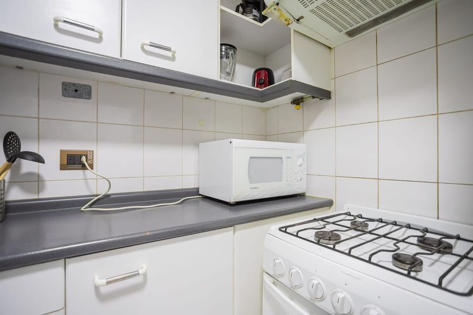 Prepara deliciosas comidas caseras en esta cocina totalmente equipada, para sentirte en casa