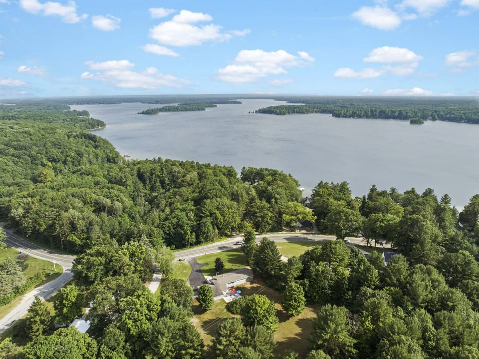 Scenic Retreat: Enjoy stunning views of Long Lake from your private outdoor oasis! And Few steps away