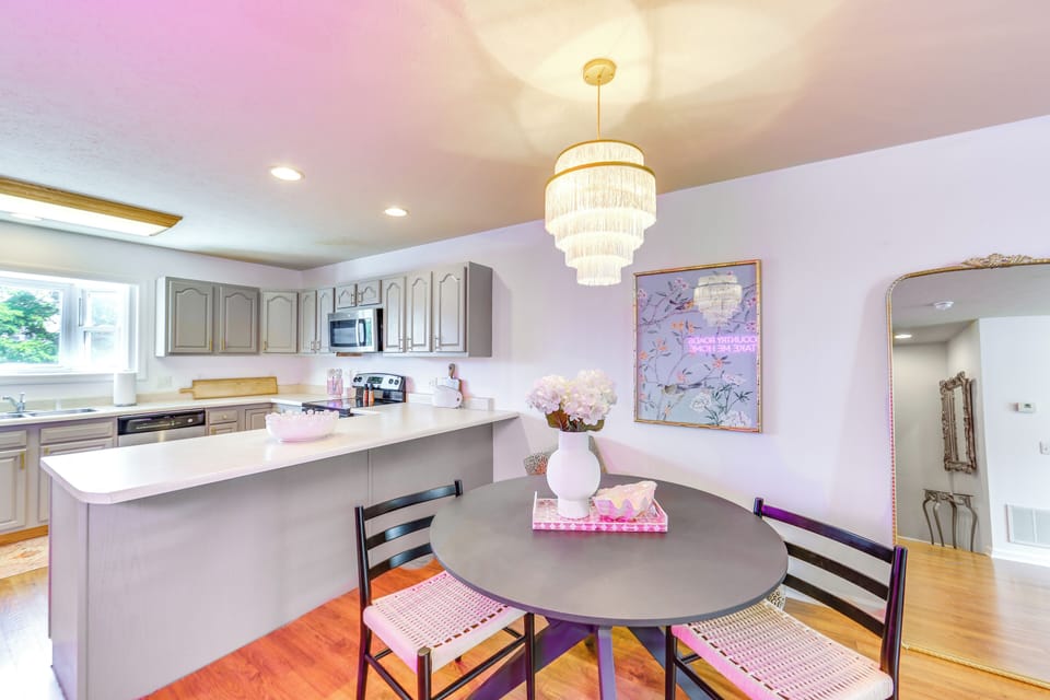 Dining Area | Dishware/Flatware | Coffee Bar | 2nd Floor