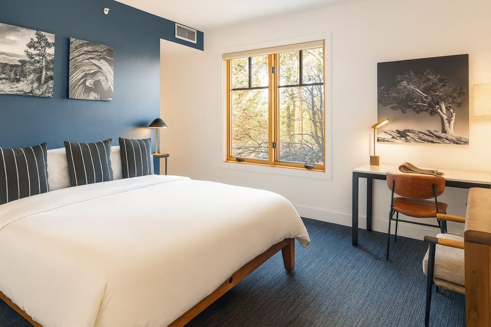 Bedroom. Interior and views may vary based on location and availability.