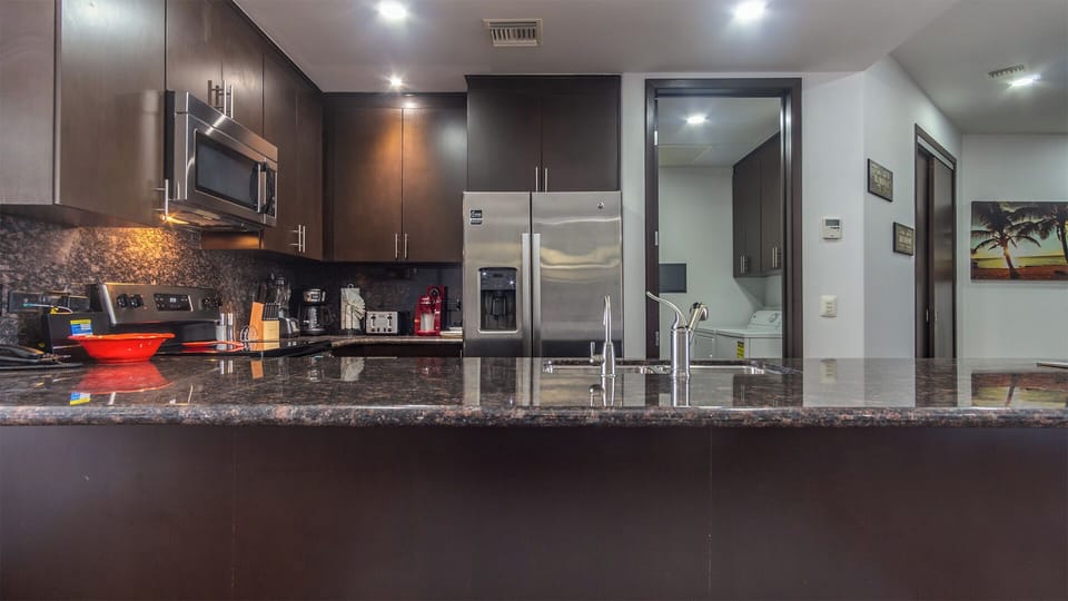 The kitchen counter