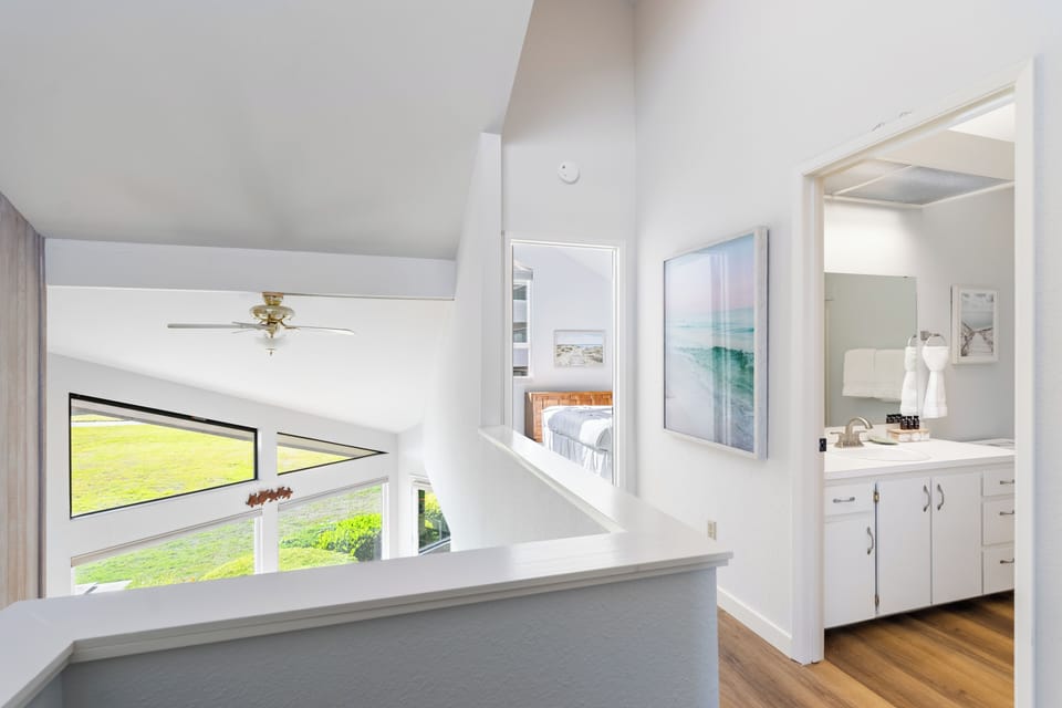 First bathroom is at the top of the landing.