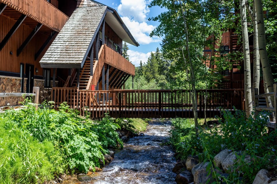 Creek. Our Unit on the Left.