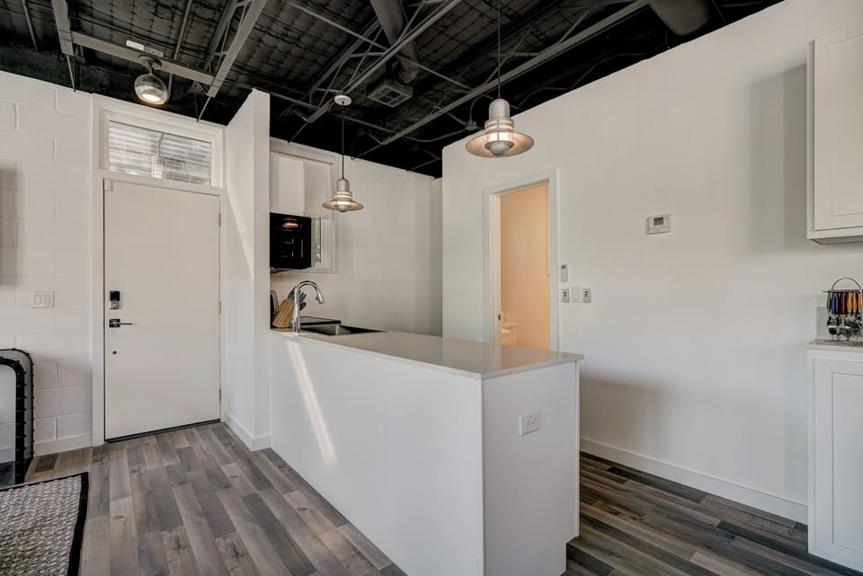 Functional kitchen setup for quick meals.