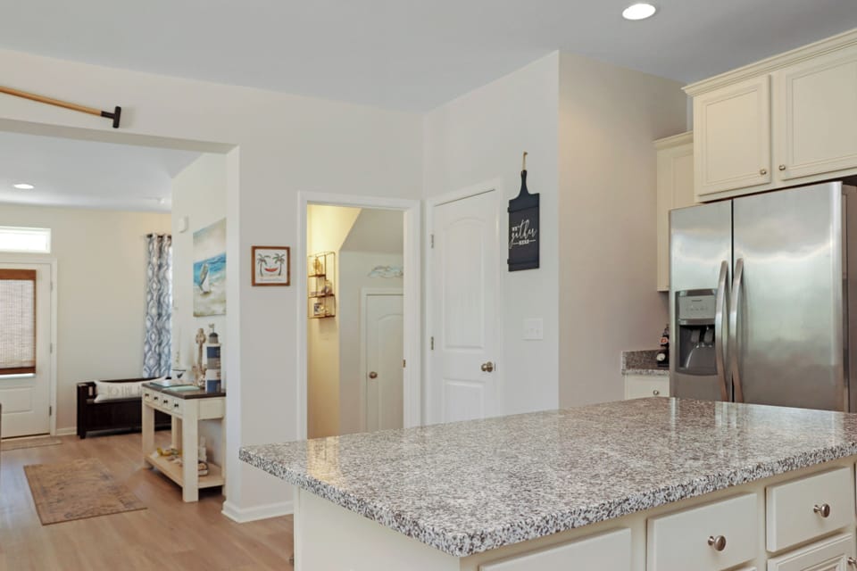 Kitchen and Half Bath