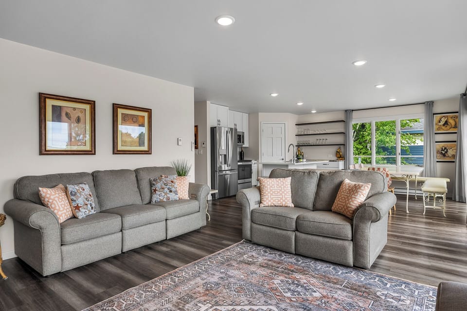 Large comfy couches for lounging
