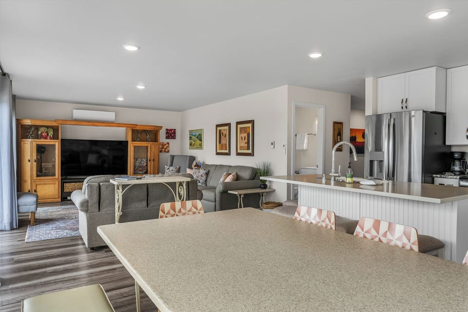 Large Open Concept Living Room and Kitchen