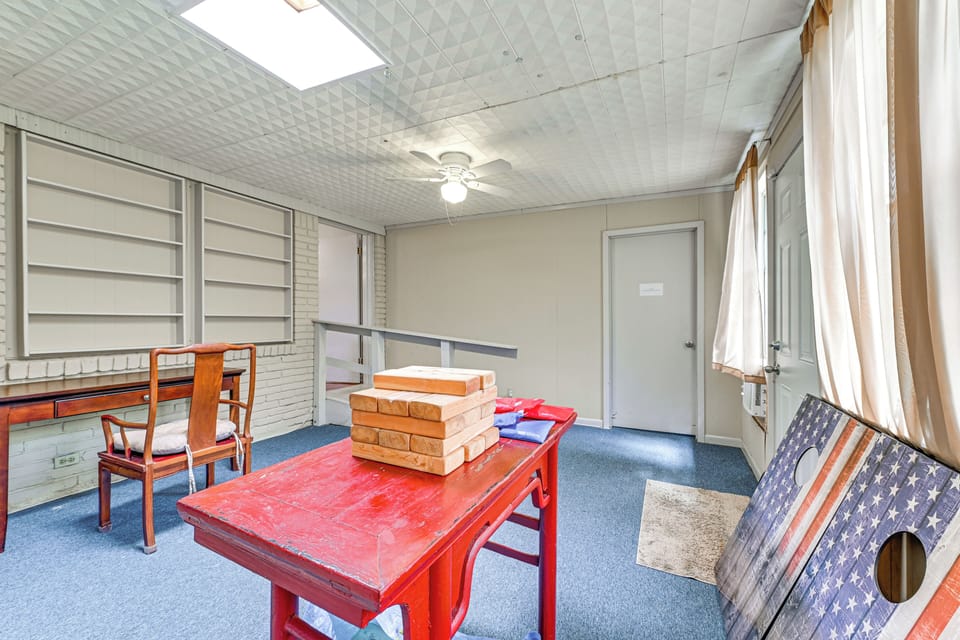 Recreation Room | Cornhole | Board Games | Workstation