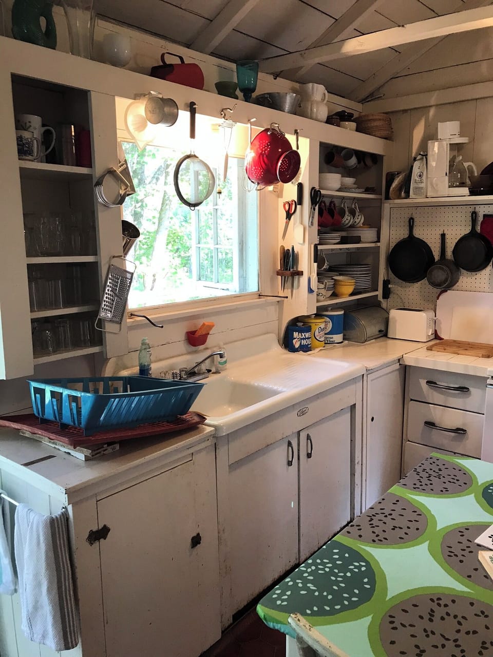 Compact kitchen.