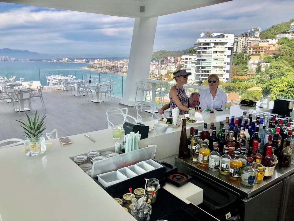 Rooftop dining and bar
