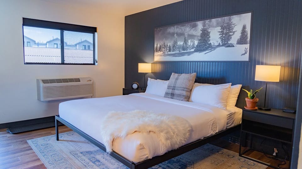Settle in with bright natural light and a serene, modern vibe.