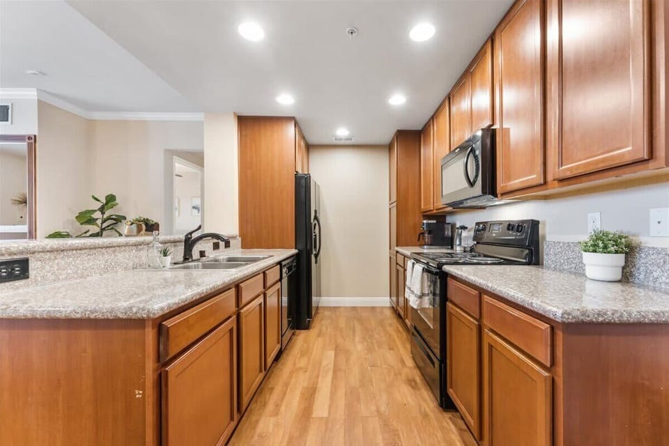 Our kitchen has all the appliances to help you make any meal.