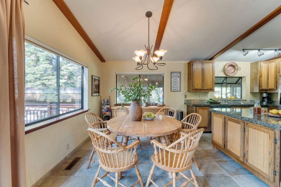Dining table.