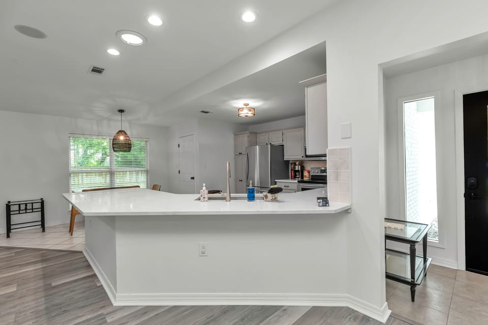 Kitchen and Front Door