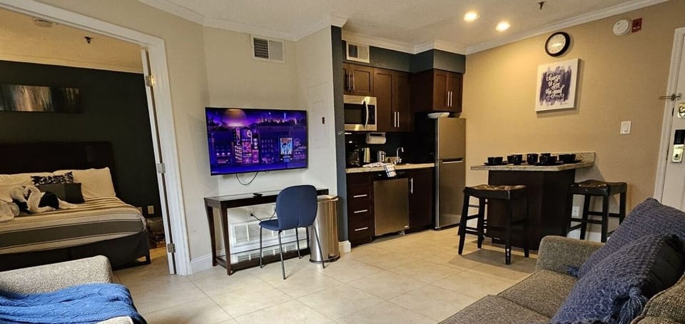 Dedicated desk and chair—ideal for remote work or study.