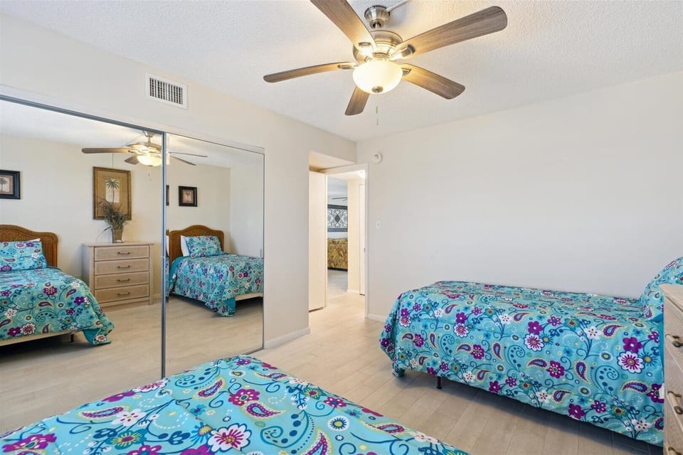 Guest Bedroom with two comfortable beds