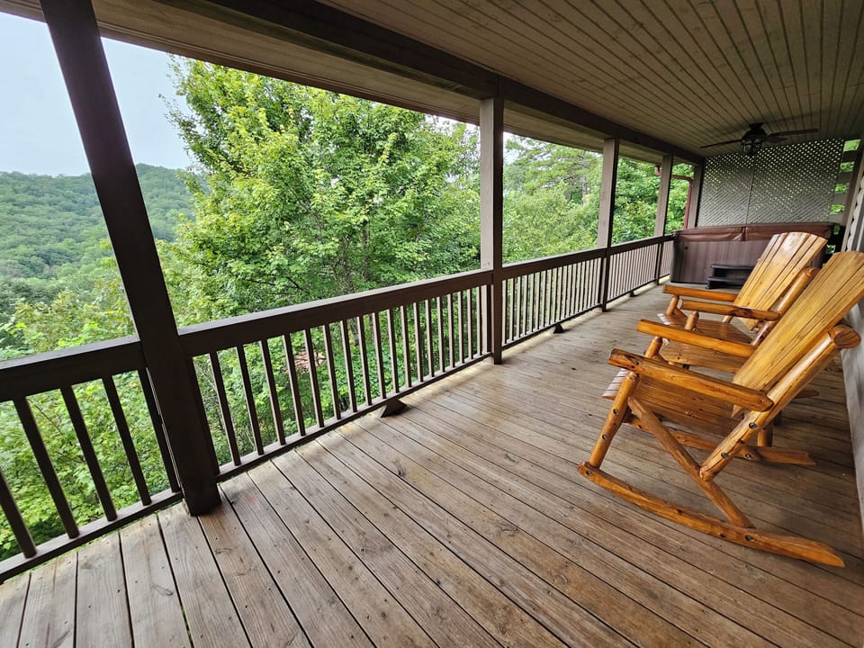 Rocking and looking at the view is the best relaxation.
