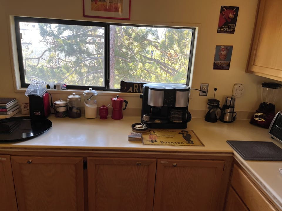 Coffee bar.