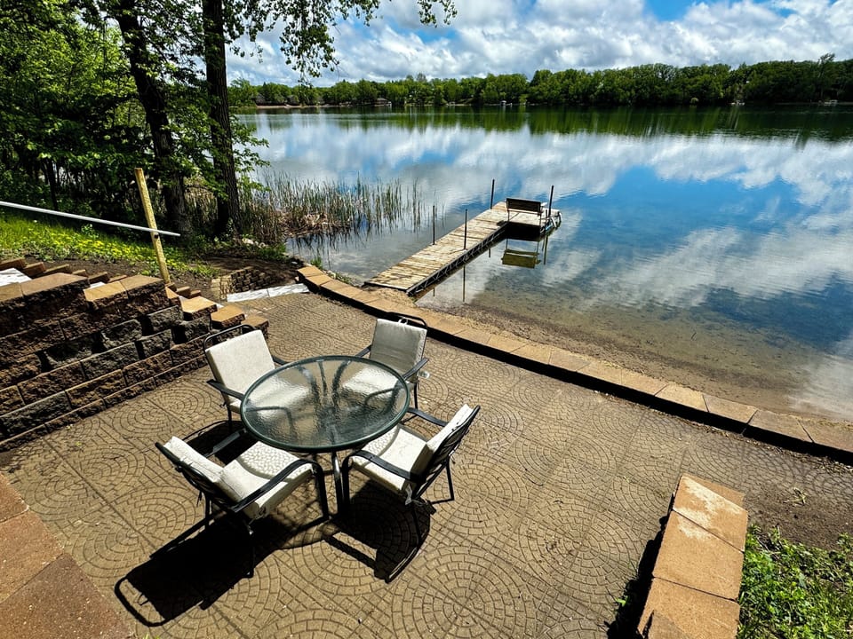 Patio seating area