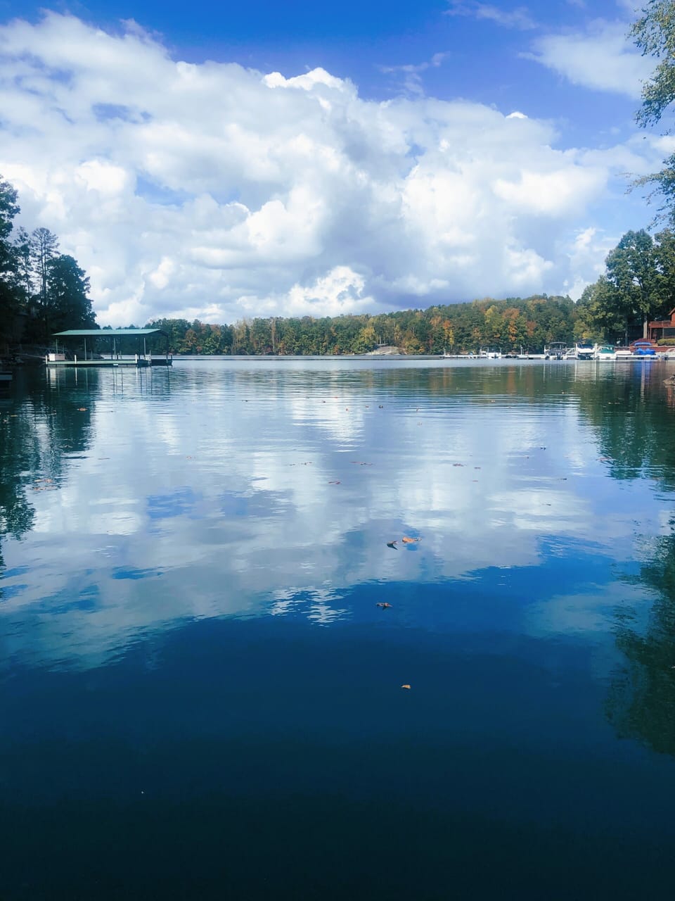 Lake Keowee from private dock