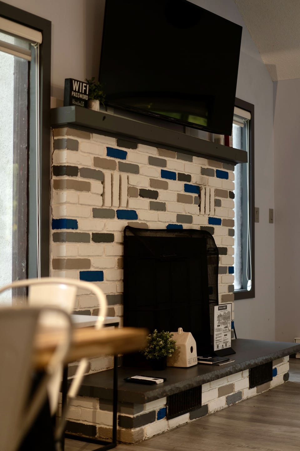 Indoors, Fireplace, Floor, Flooring, Architecture