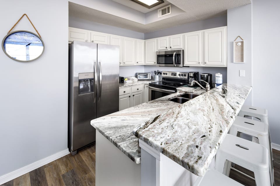 Kitchen - 
Gulf Dunes 507 Fort Walton Beach Okaloosa Island Vacation Rentals