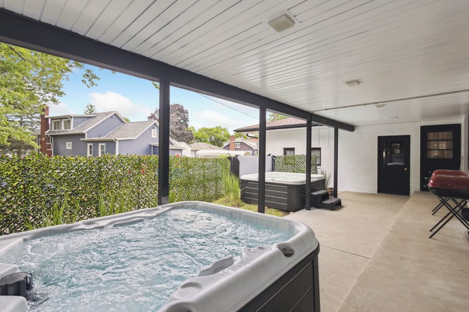 Unwind, soak, and grill in style!