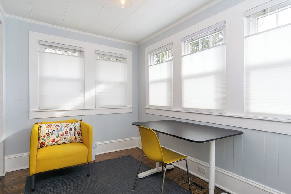 Work remotely using the dedicated workspace & high-speed internet (400 Mbps).