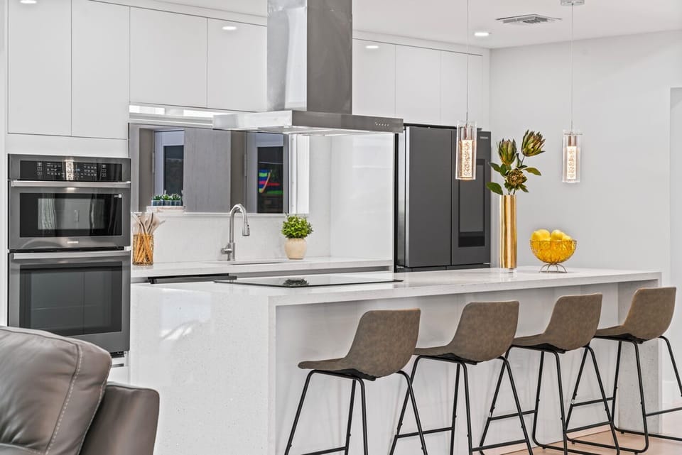 Enjoy great cooking in your exclusive, luxurious kitchen.