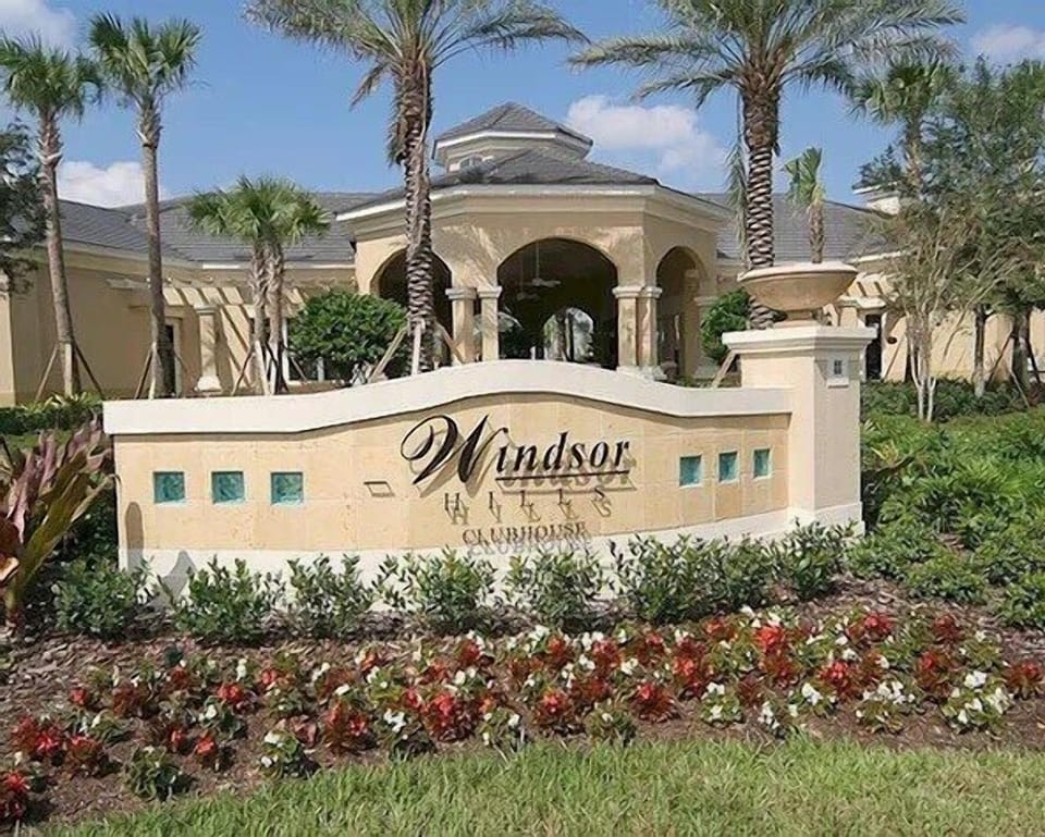 Stunning entrance to Windsor resort, offering elegance and top-tier amenities.